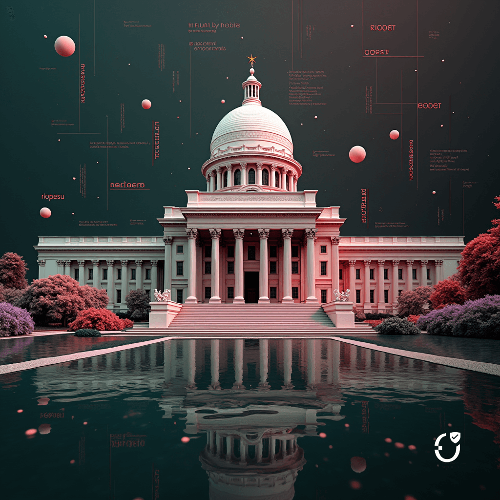 Graphic about the NO FAKES Act and AI authenticity.